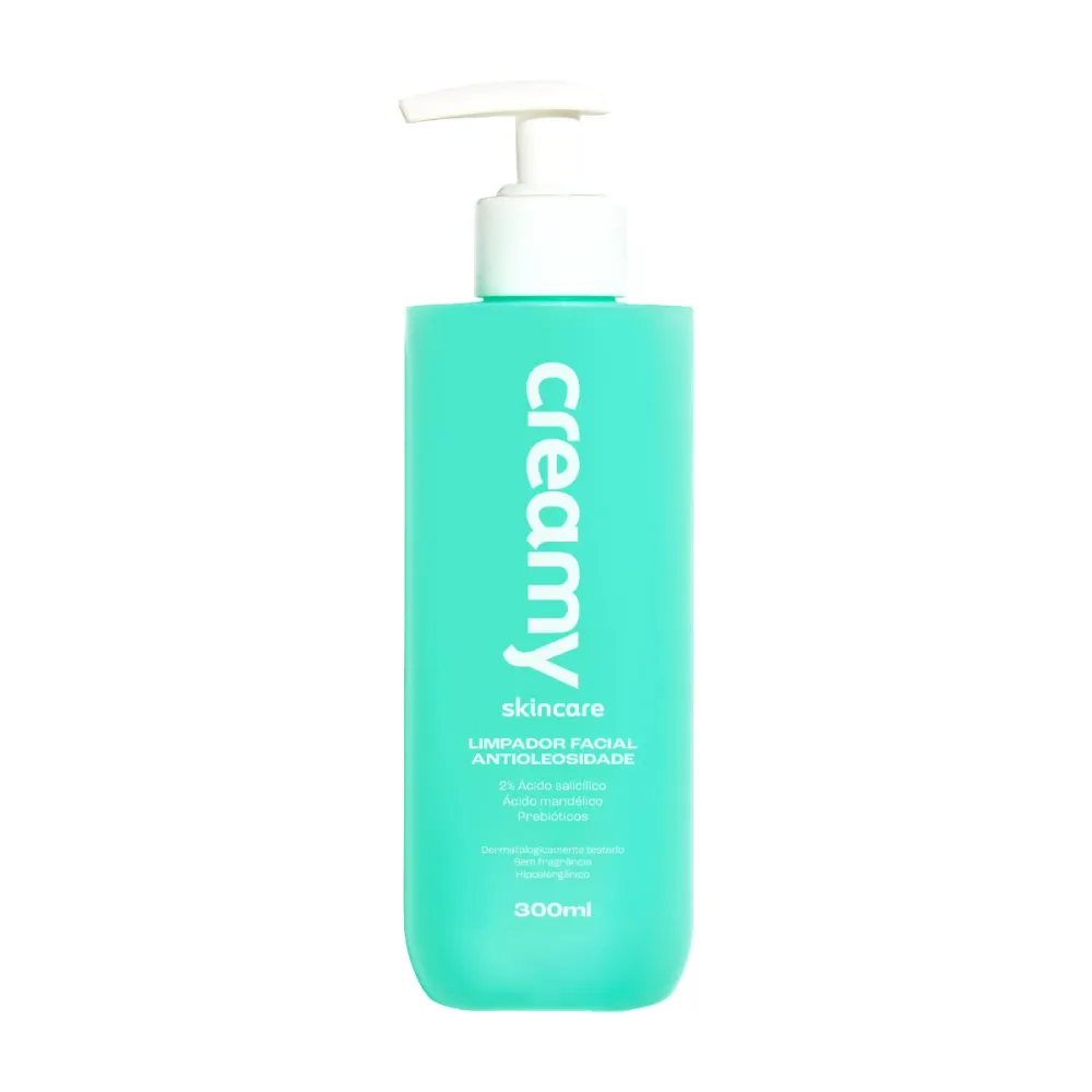 Limpador Facial Antioleosidade Creamy Skincare 300ml