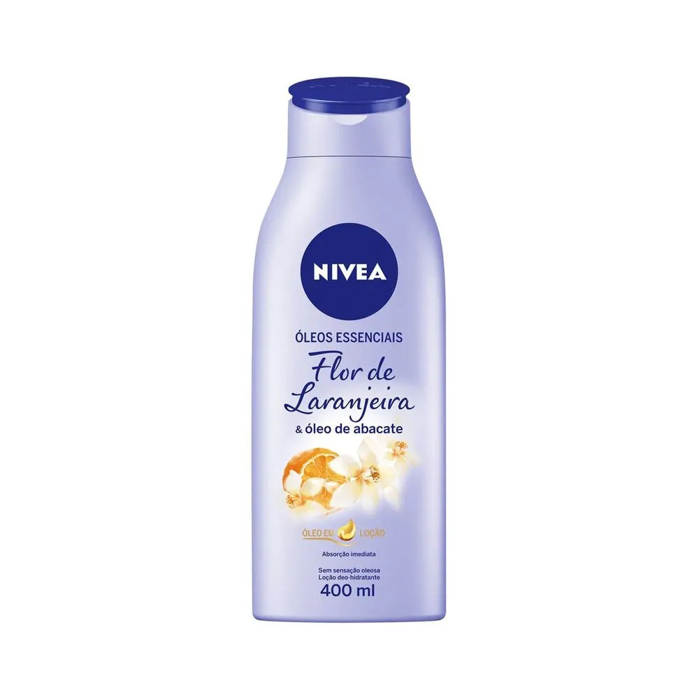 Loção Corporal Nivea Óleo Essencial Flor de Laranjeira 400ml