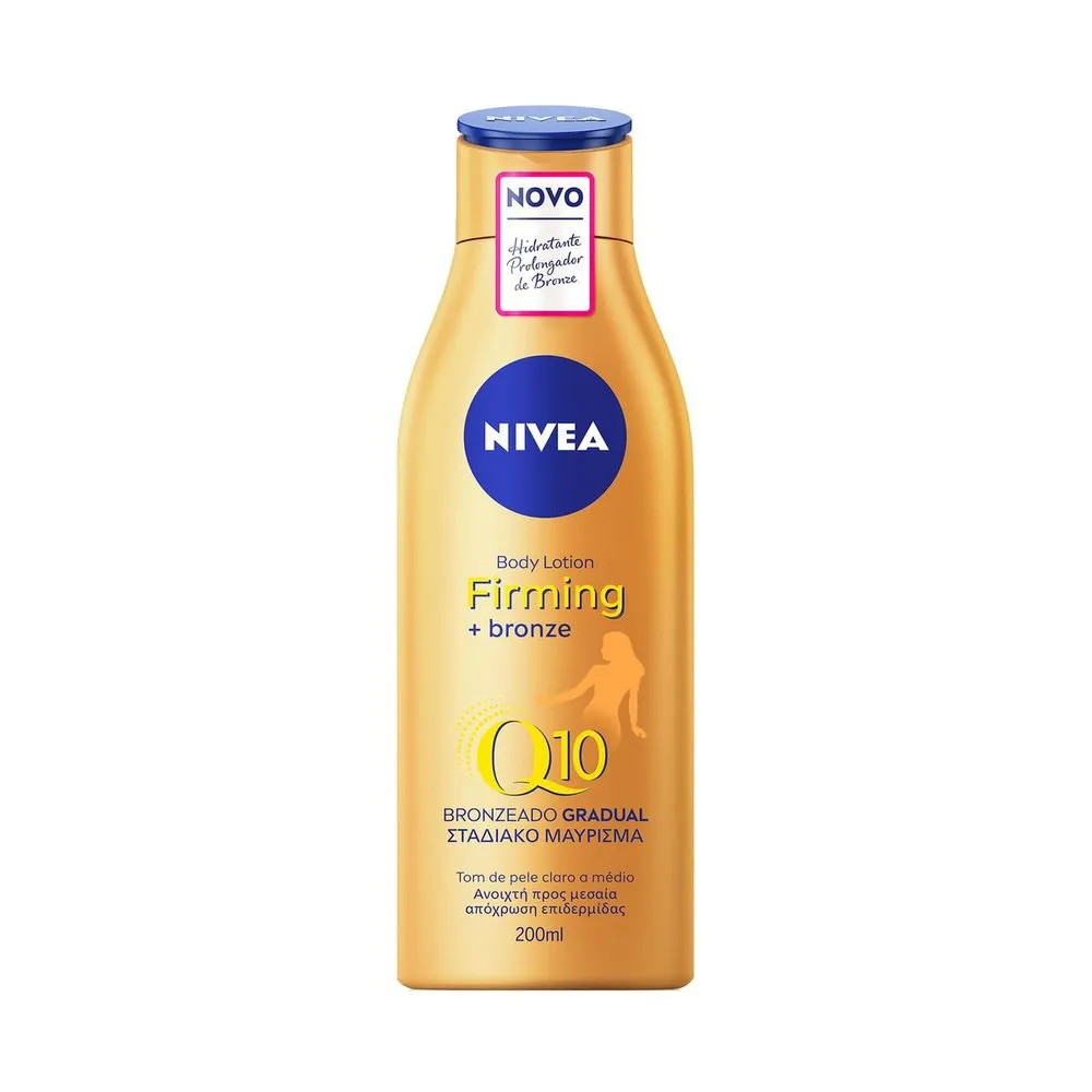 Loção Corporal Nivea Q10 Firmador Prolongador de Bronze 200ml