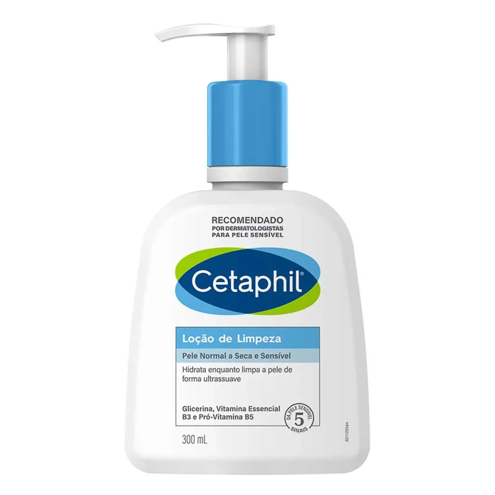 Loção de Limpeza Facial Cetaphil Pele Seca e Sensível 300ml
