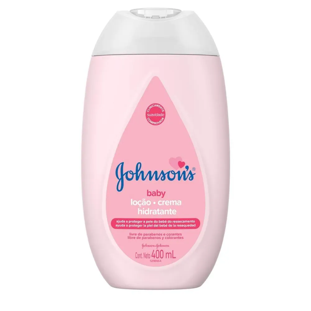 Loção Hidratante Corporal Para Uso Diário Johnson'S Baby 400Ml