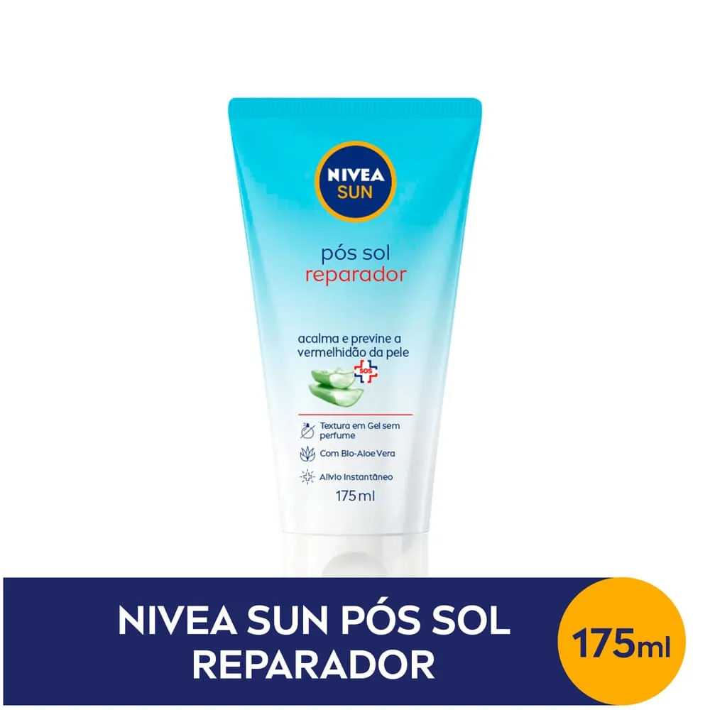 Loção Pós-Sol Nivea Sun Reparadora Aloe Vera Gel 175ml