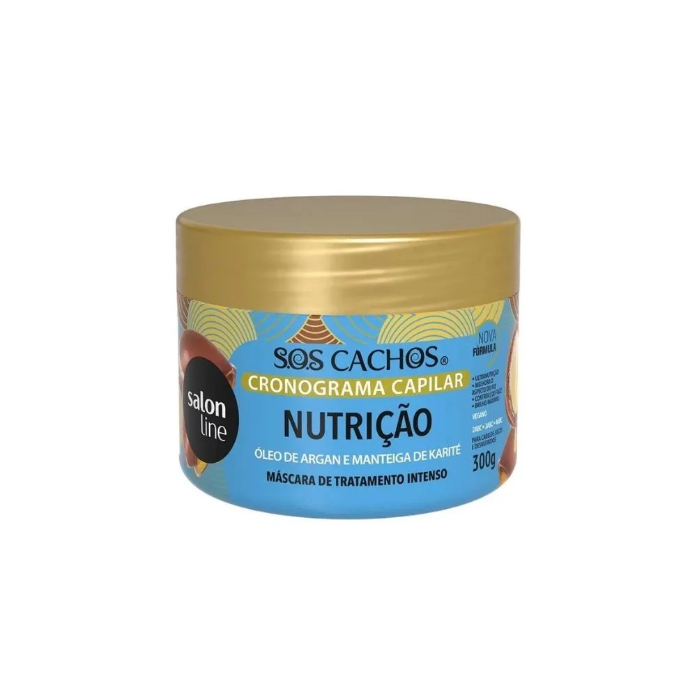 Mascara Capilar Salon Line sos cronograma Nutricao 300g