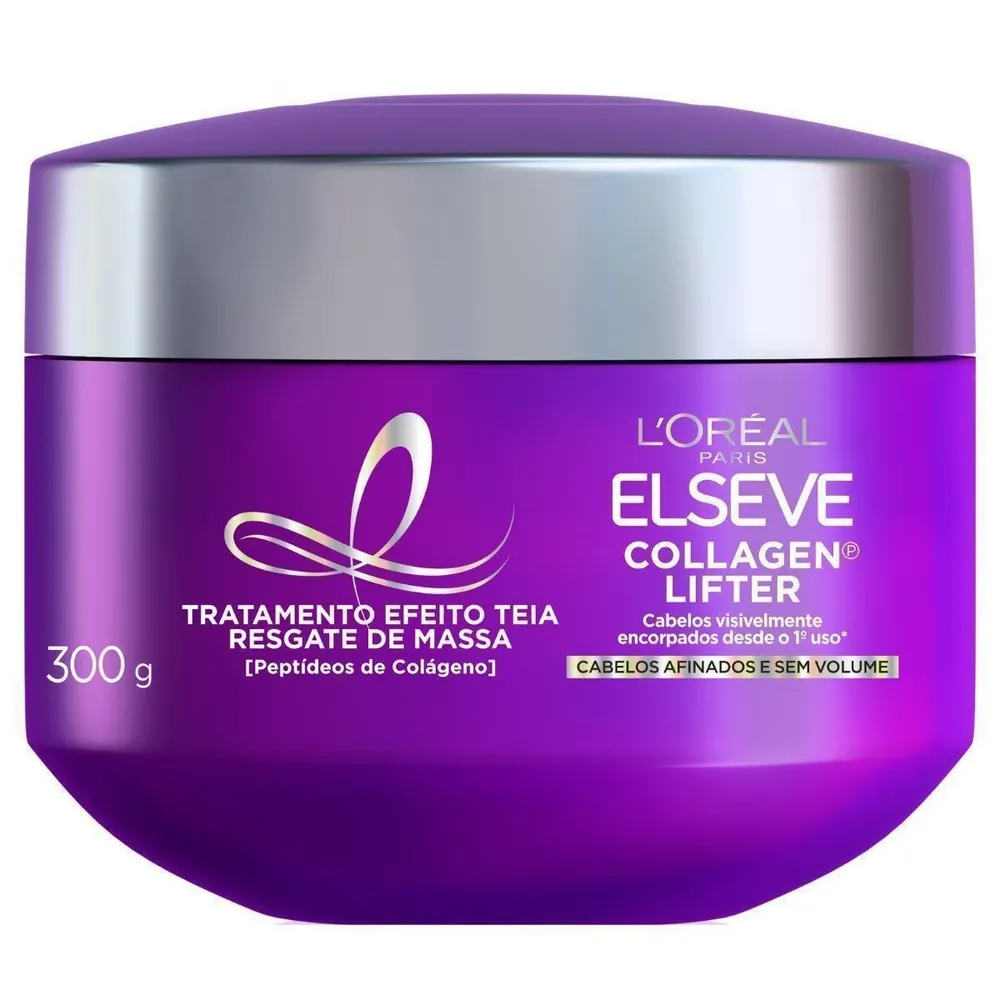 Máscara de Tratamento Capilar Elseve Collagen Lifter Efeito Teia 300g