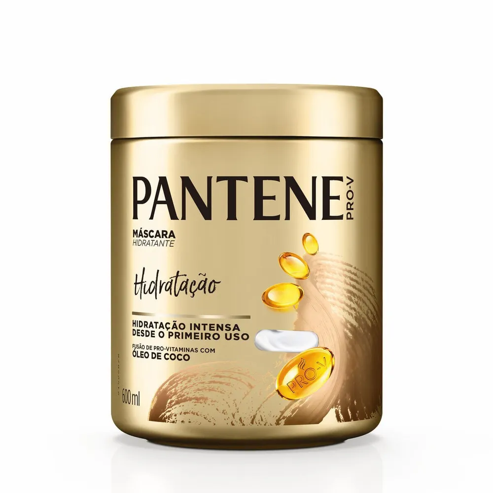 Máscara de Tratamento Pantene Pro-V Hidratação Intensiva 600ml