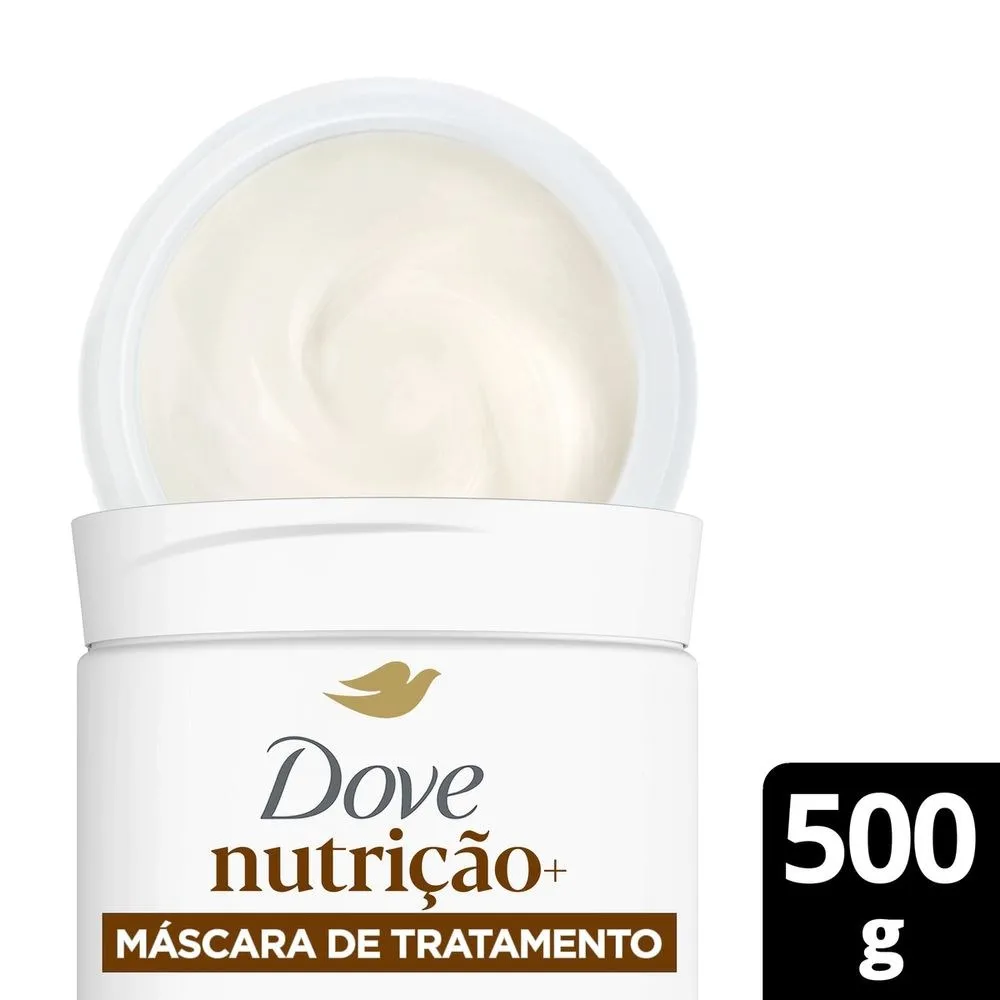 Máscara Dove 2 Em 1 Nutrição + Tri-Óleos 500g