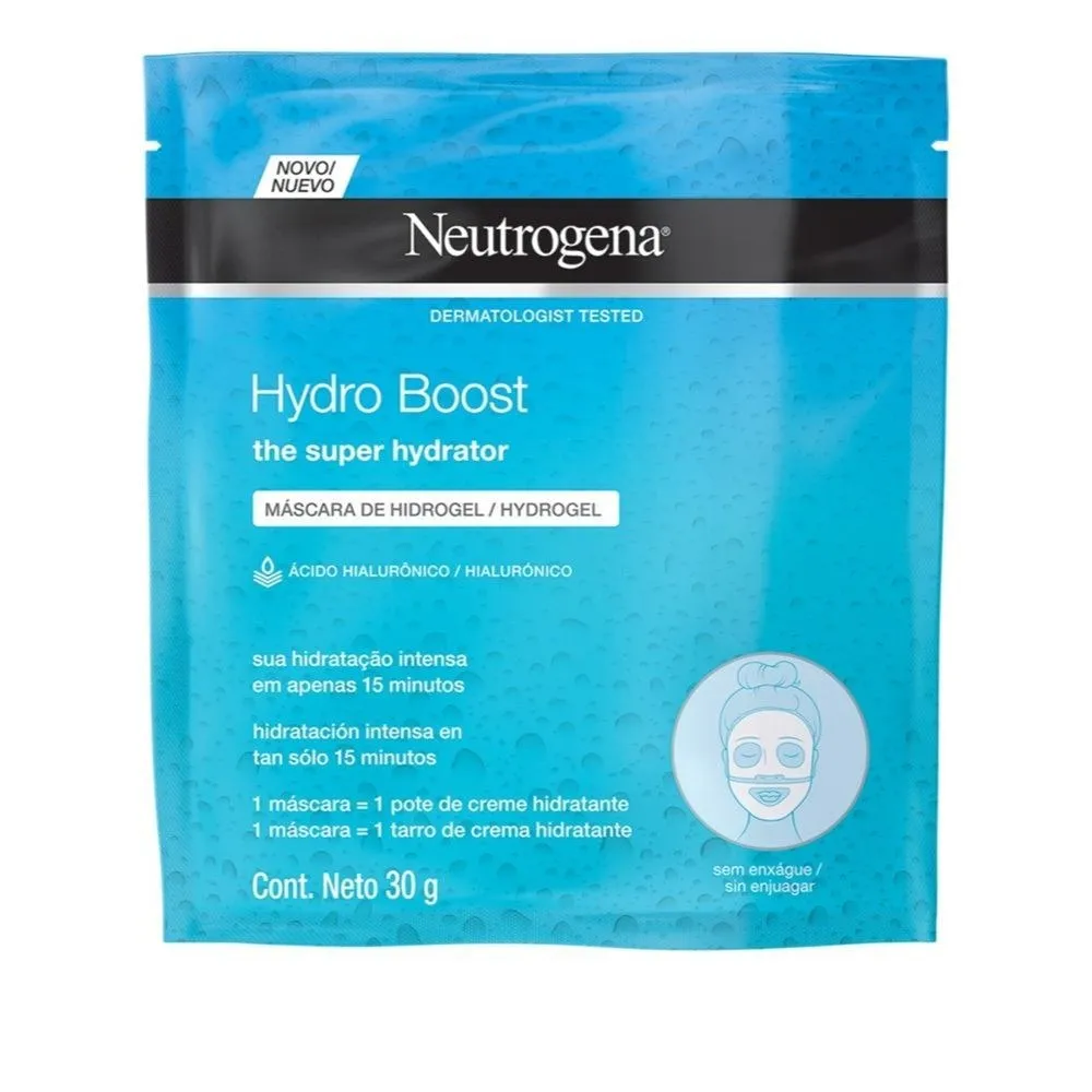 Máscara Facial Neutrogena Hydro Boost de Hidrogel com Ácido Hialurônico 30g