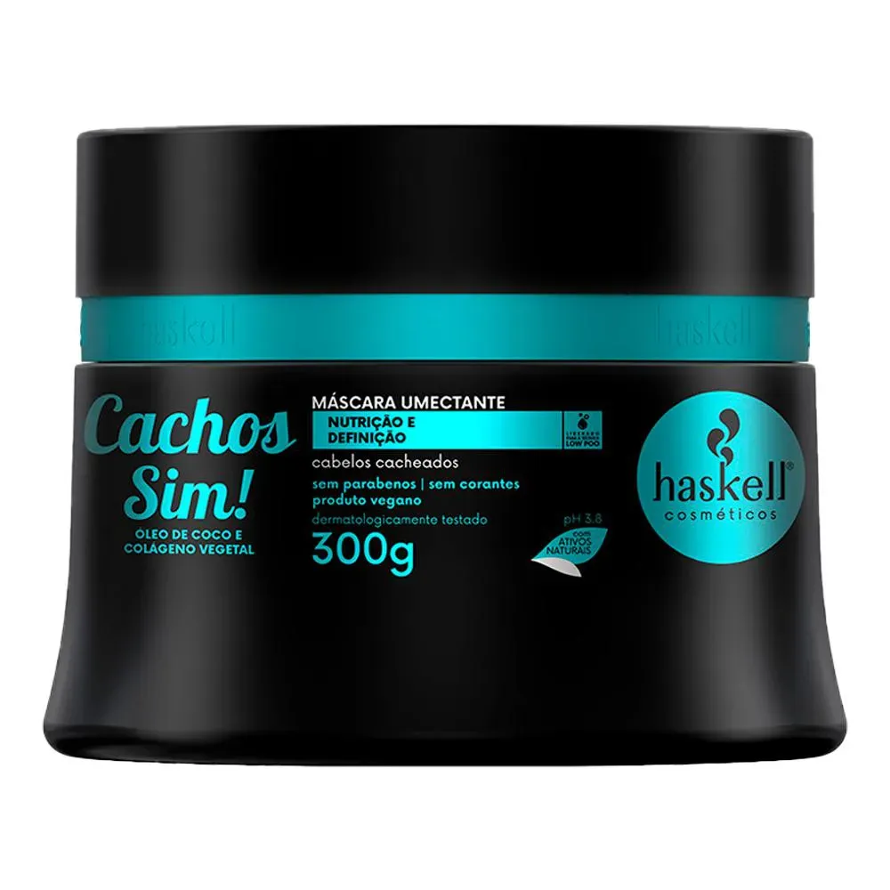 Máscara Haskell Cachos Sim 300ml