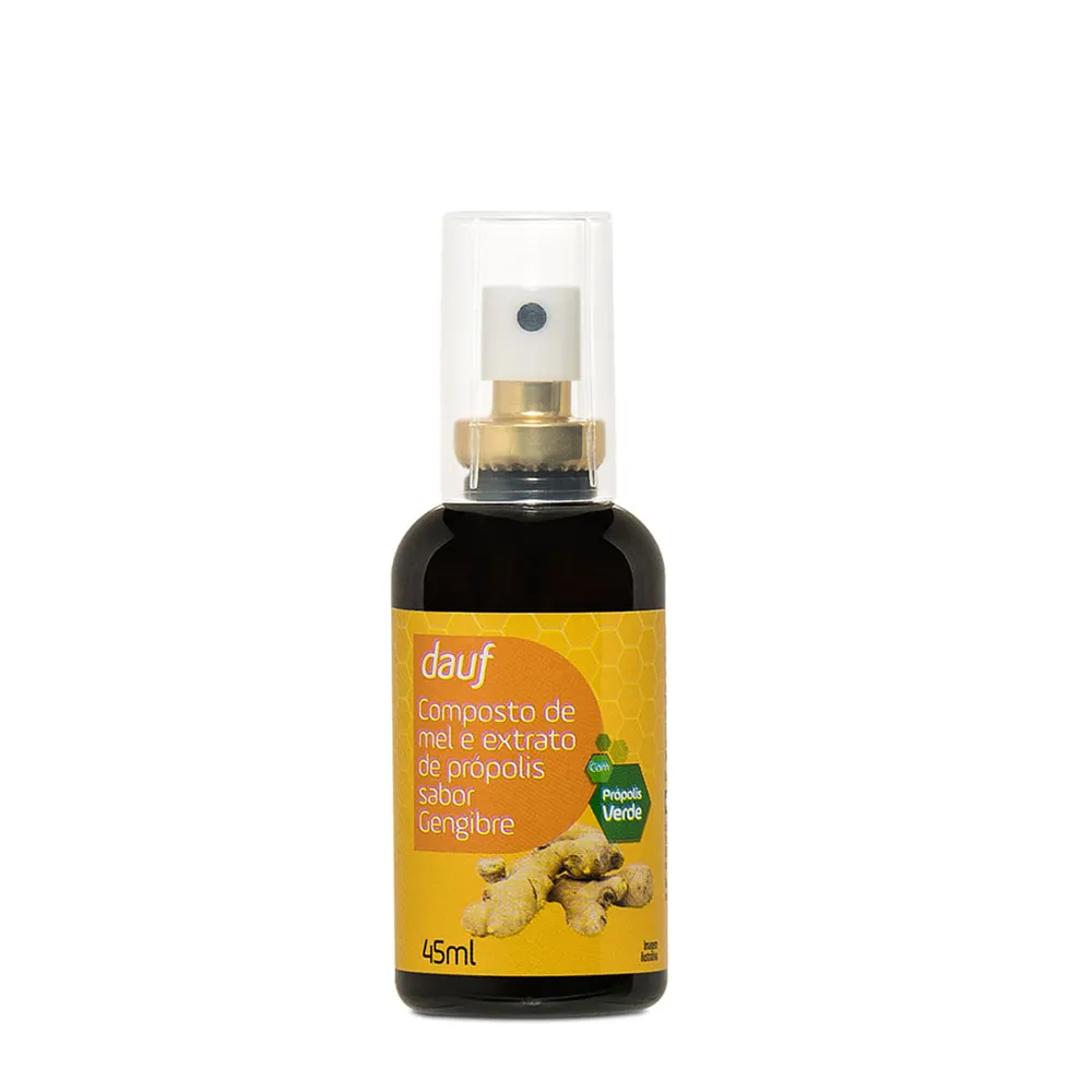 Mel Composto Dauf Extrato De Propolis Verde e Gengibre Spray 45ml