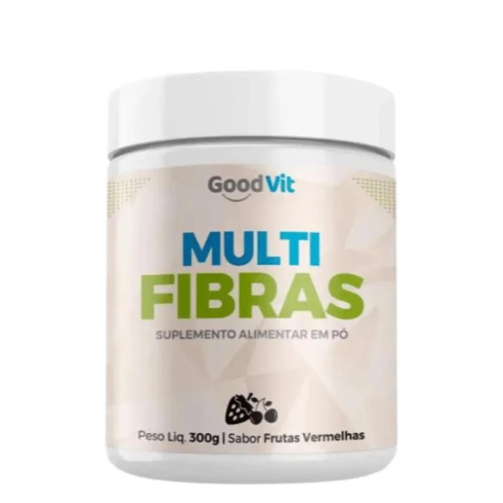 Multi Fibras 300G Sabor Frutas Vermelhas - Good Vit