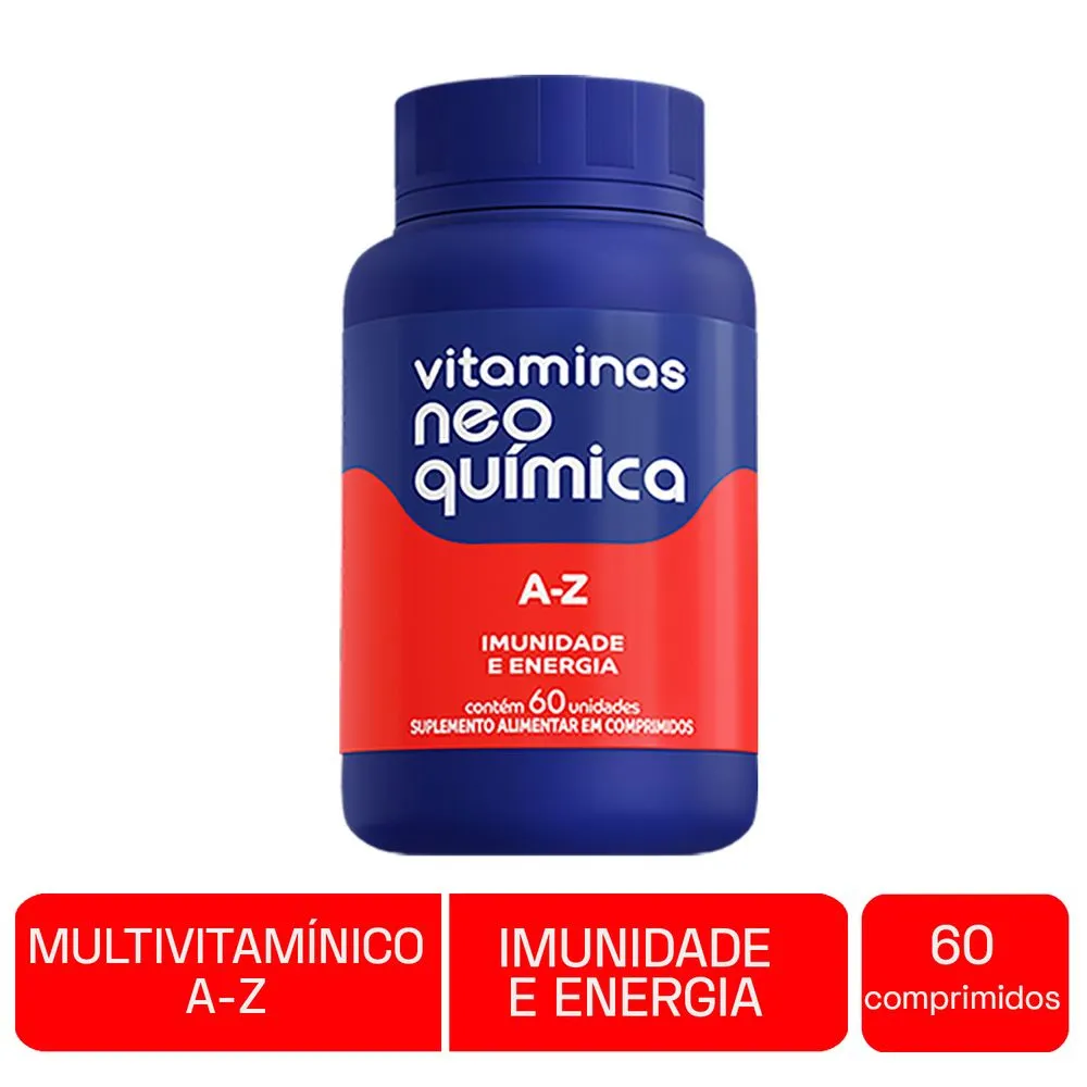 Multivitamínico Neo Química Vitaminas A-Z 60 Comprimidos