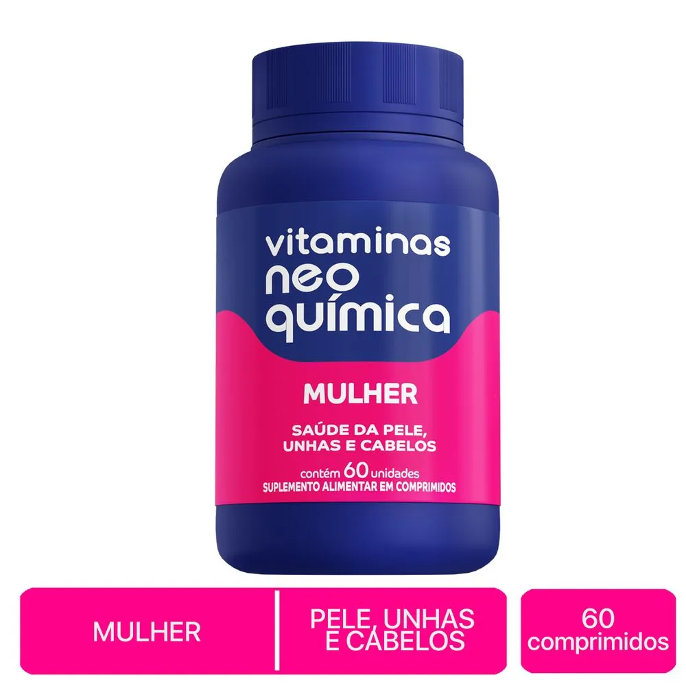 Multivitamínico Neo Química Vitaminas A-Z Mulher 60 Comprimidos