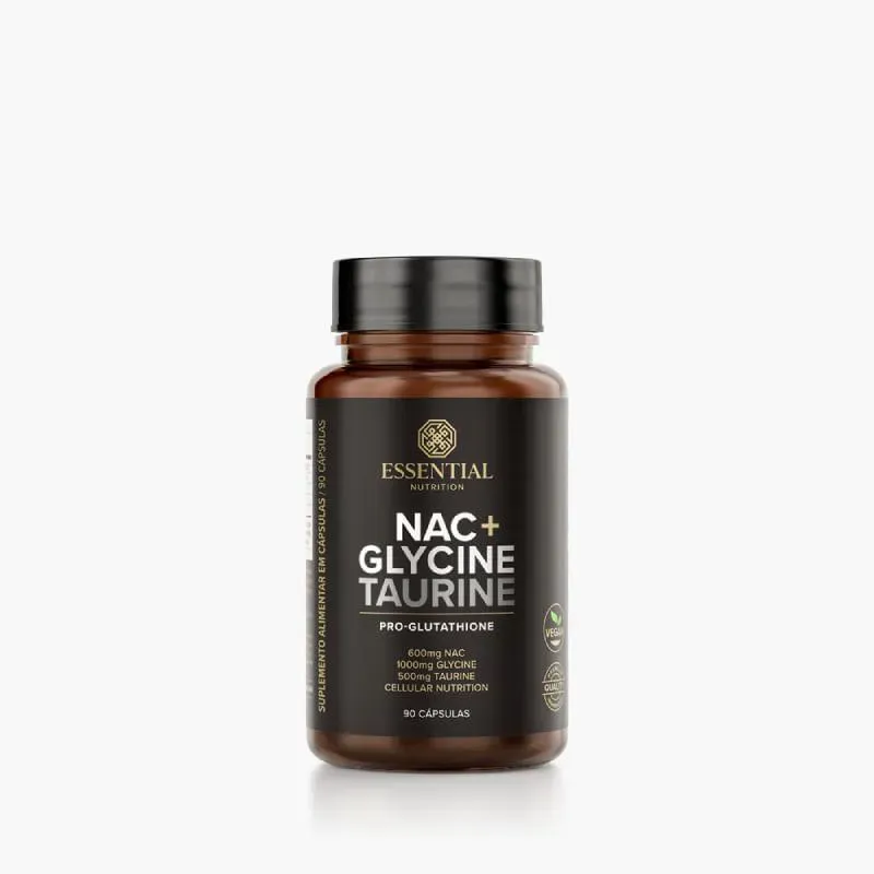Nac Glycine Taurine Essential Nutrition 90caps