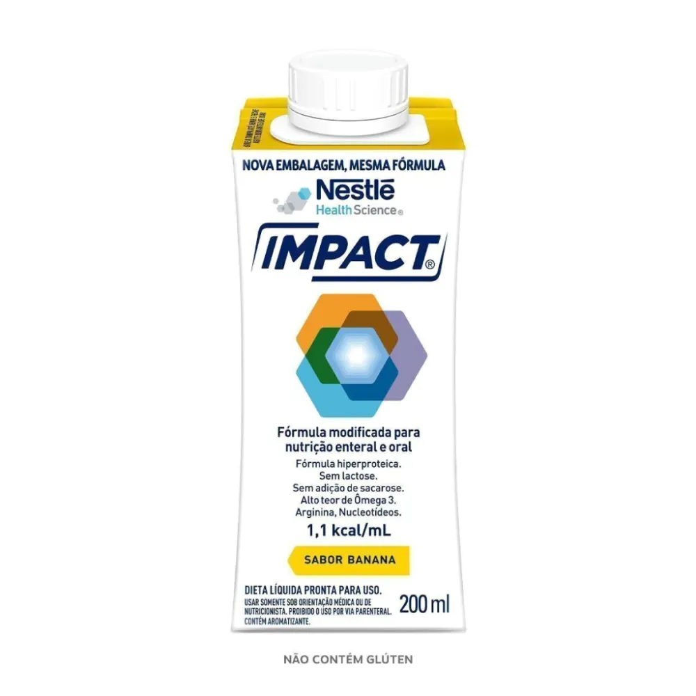 Nutrição Enteral E Oral Impact Banana 200Ml