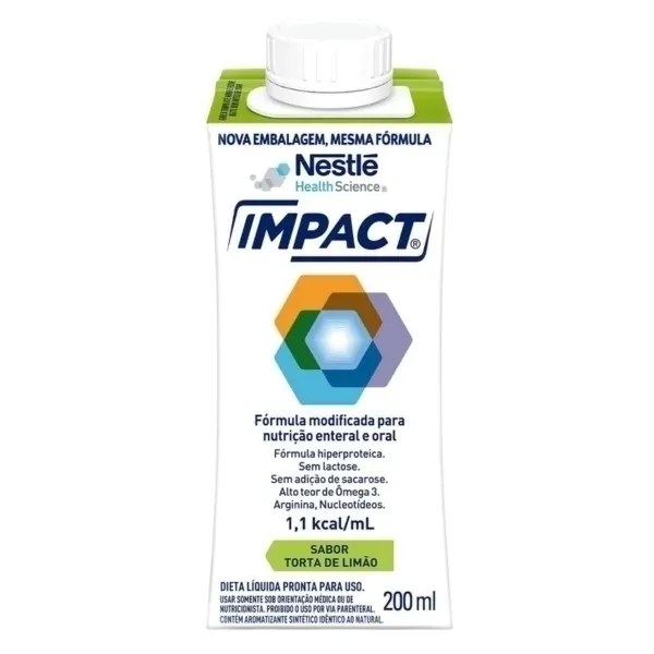 Nutrição Enteral E Oral Impact Torta De Limão 200Ml