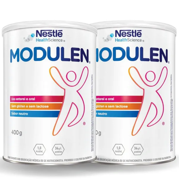 Nutrição Enteral E Oral Modulen Lata 400G 2 Unidades