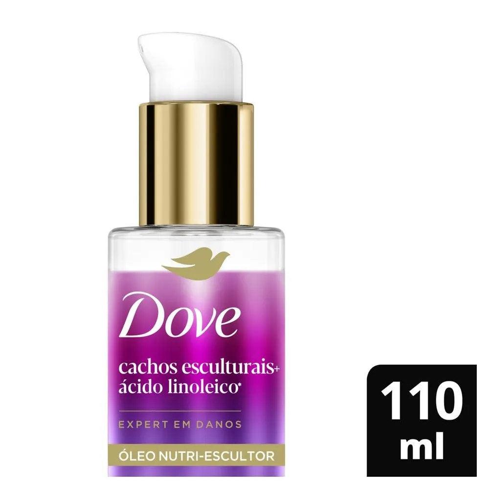 Óleo Capilar Nutri-Escultor Dove Cachos Esculturais + Ácido Linoleico 110ml