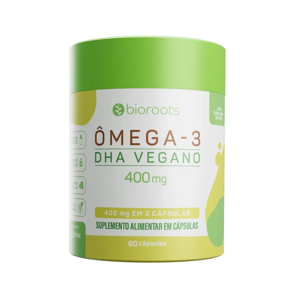 Ômega 3 200mg Bioroots 60 cápsulas