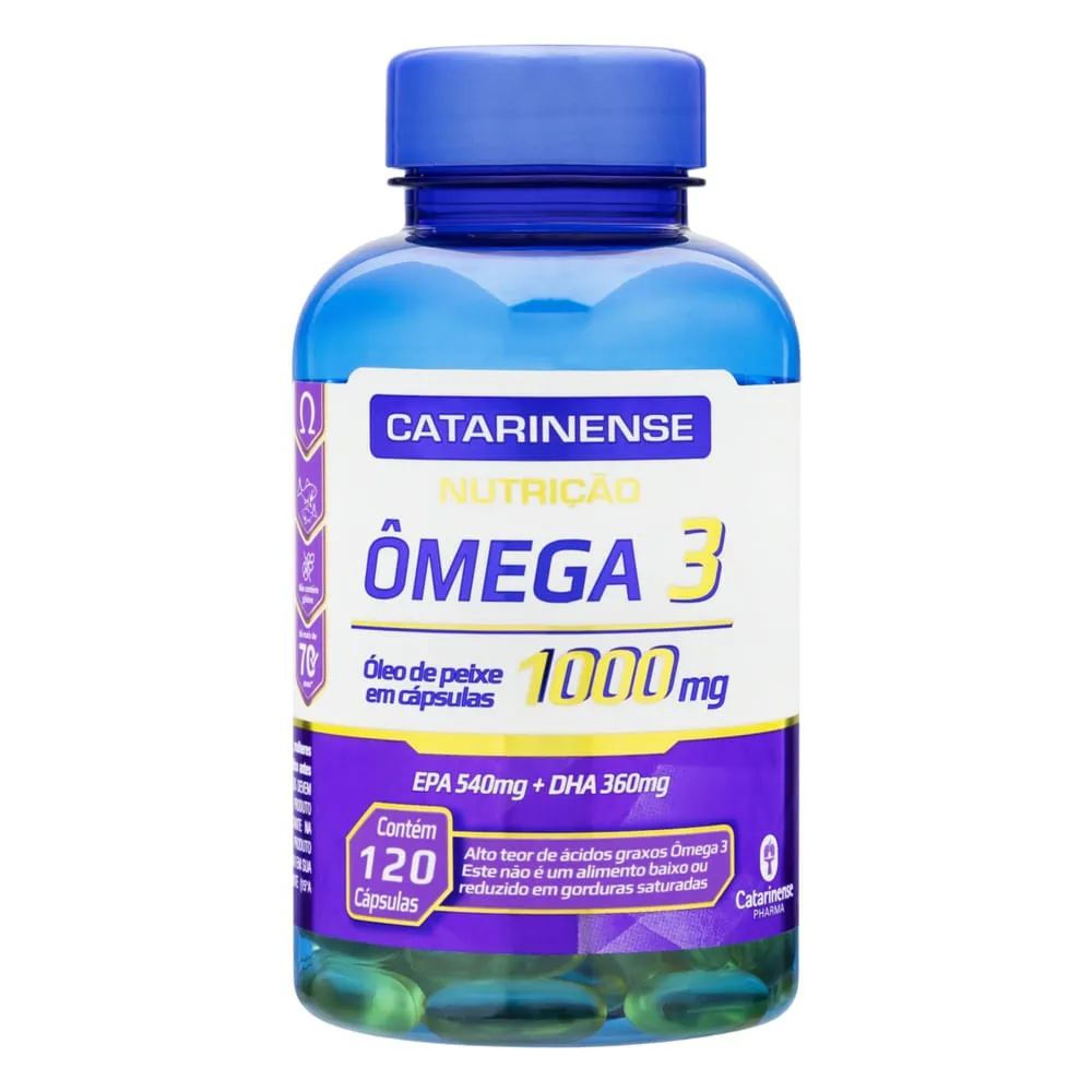 Ômega 3 Catarinense 1000mg 120 Cápsulas