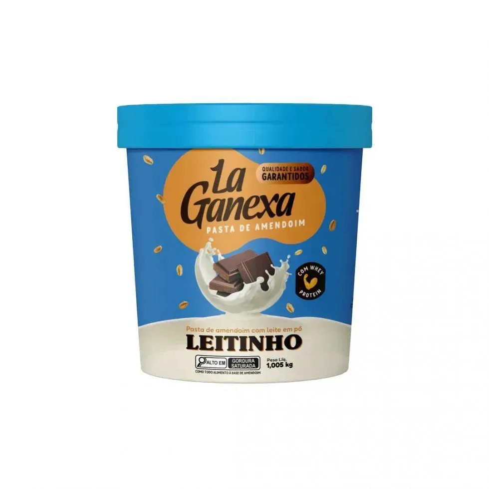 Pasta de Amendoim Integral Gourmet (1,05Kg) - Sabor: Leitinho