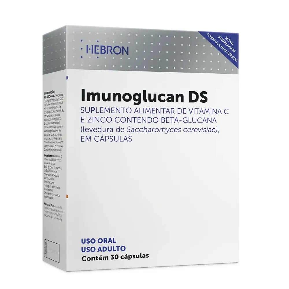 Polivitamínico Imunoglucan DS 30 cápsulas