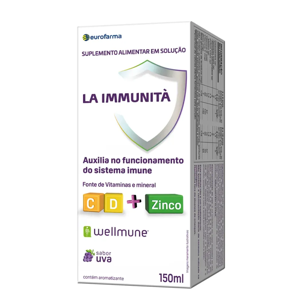Polivitamínico La Immunità Tripla Ação frasco 150ml