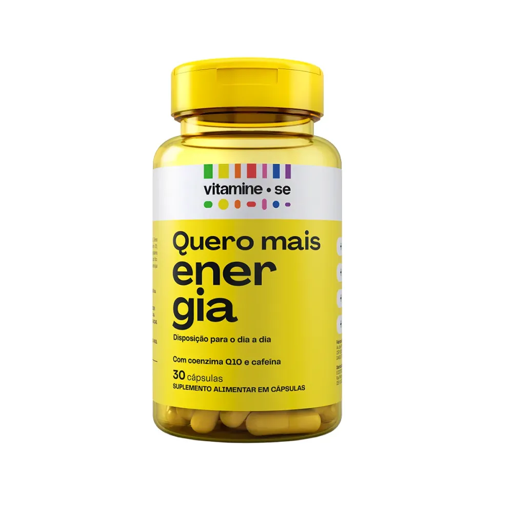 Polivitamínico Vitamine-se Quero Mais Energia 30 cápsulas