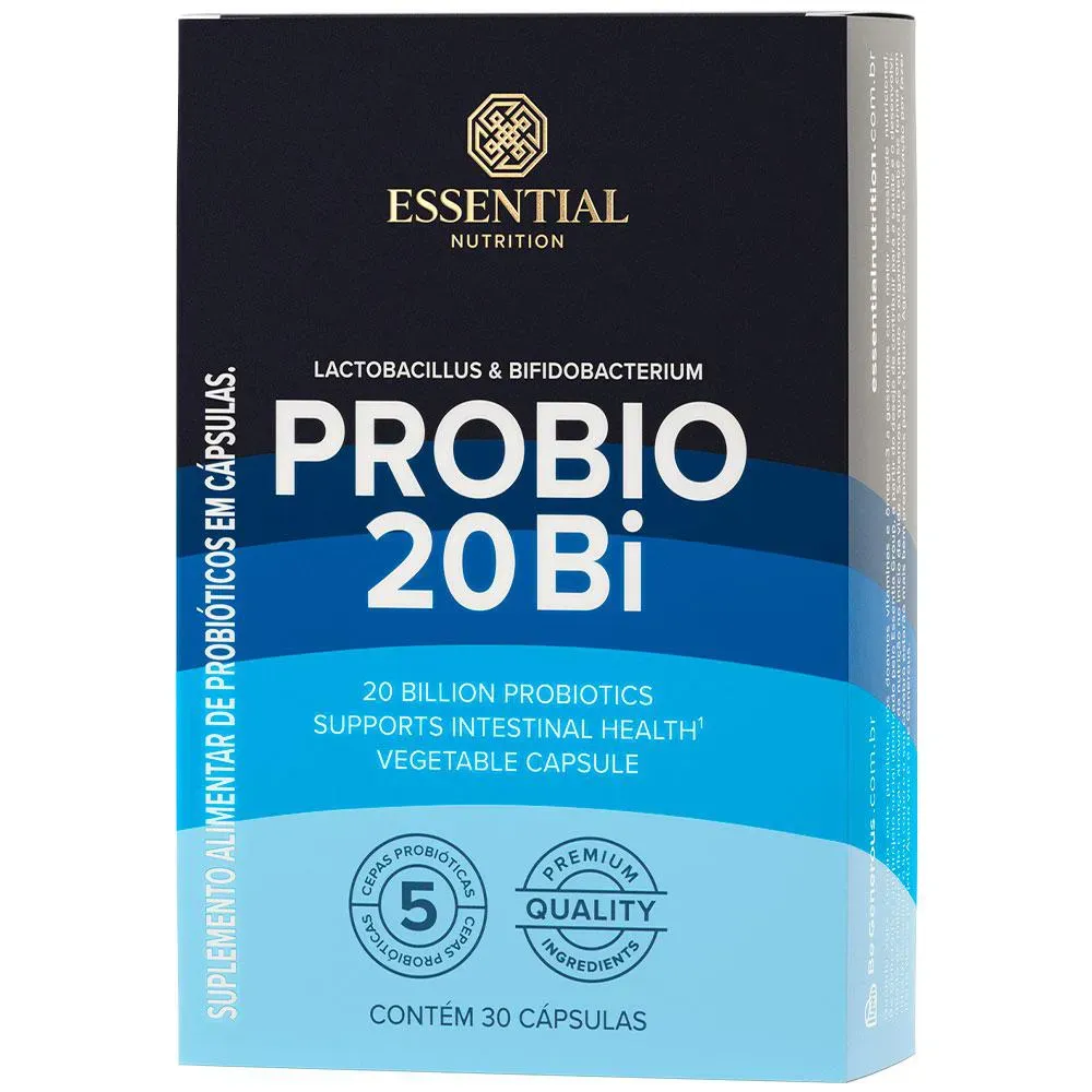 Probio 20bi Blend de Probióticos (30 Cápsulas) - Essential Nutrition