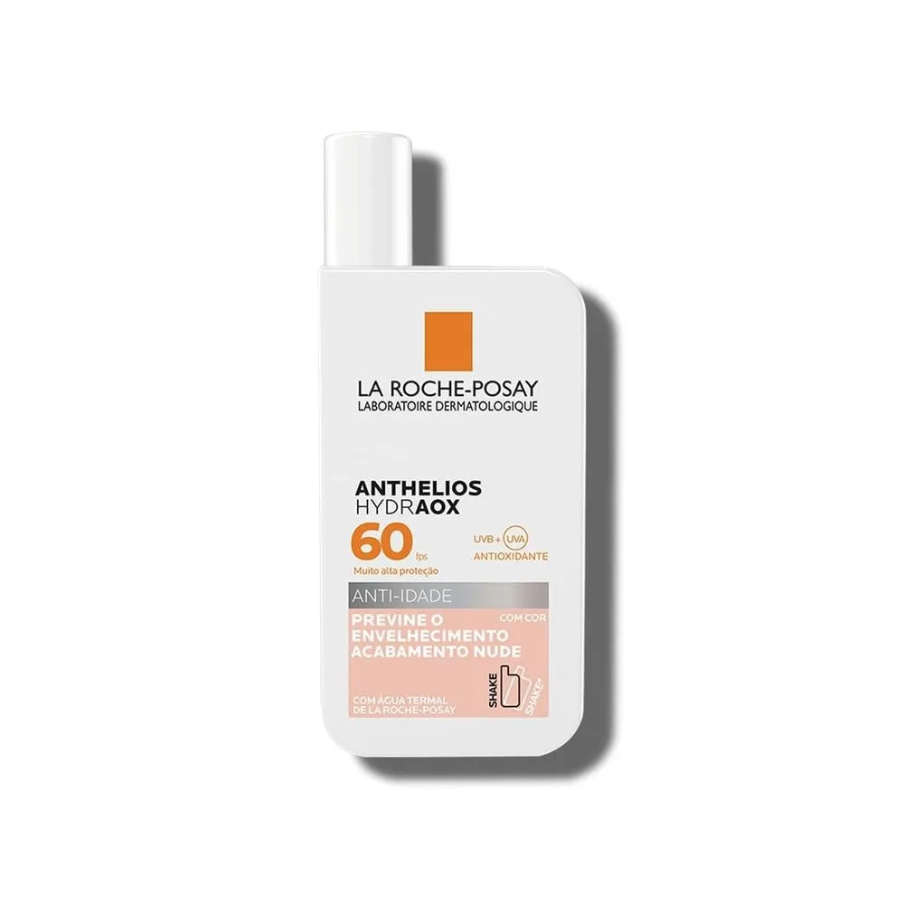 Protetor Solar Facial La Roche-Posay Anthelios Hydraox FPS60 Anti-idade Com Cor 50g