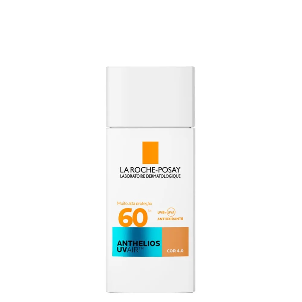Protetor Solar Facial La Roche-Posay Anthelios UVAir FPS60 Cor 4.0 45ml - Cor 6.0