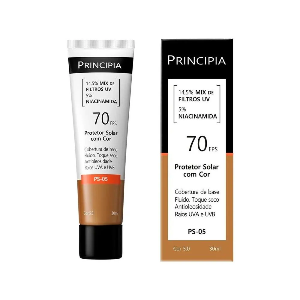 Protetor Solar Facial Principia Ps-05 5.0 Fps70 30ml