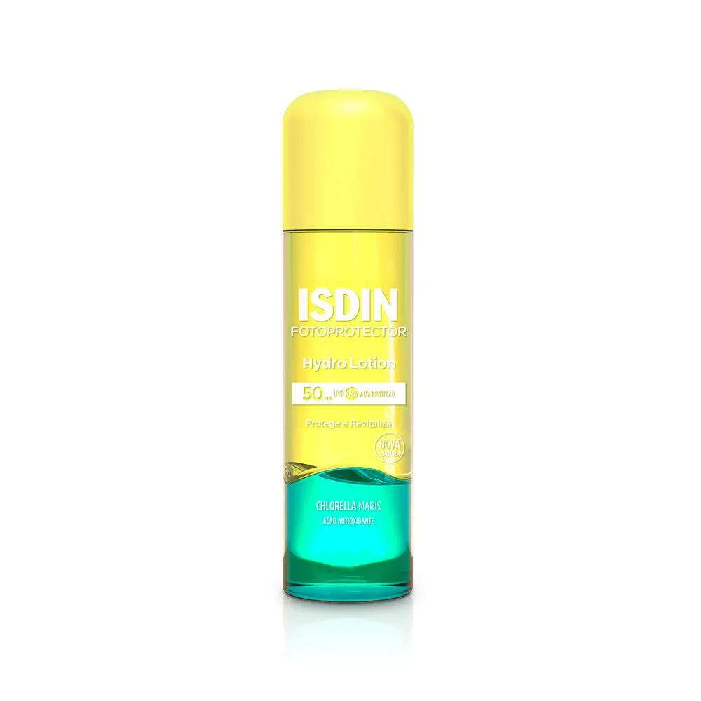 Protetor Solar ISDIN Hydrolotion FPS50+ Bifásico 200ml