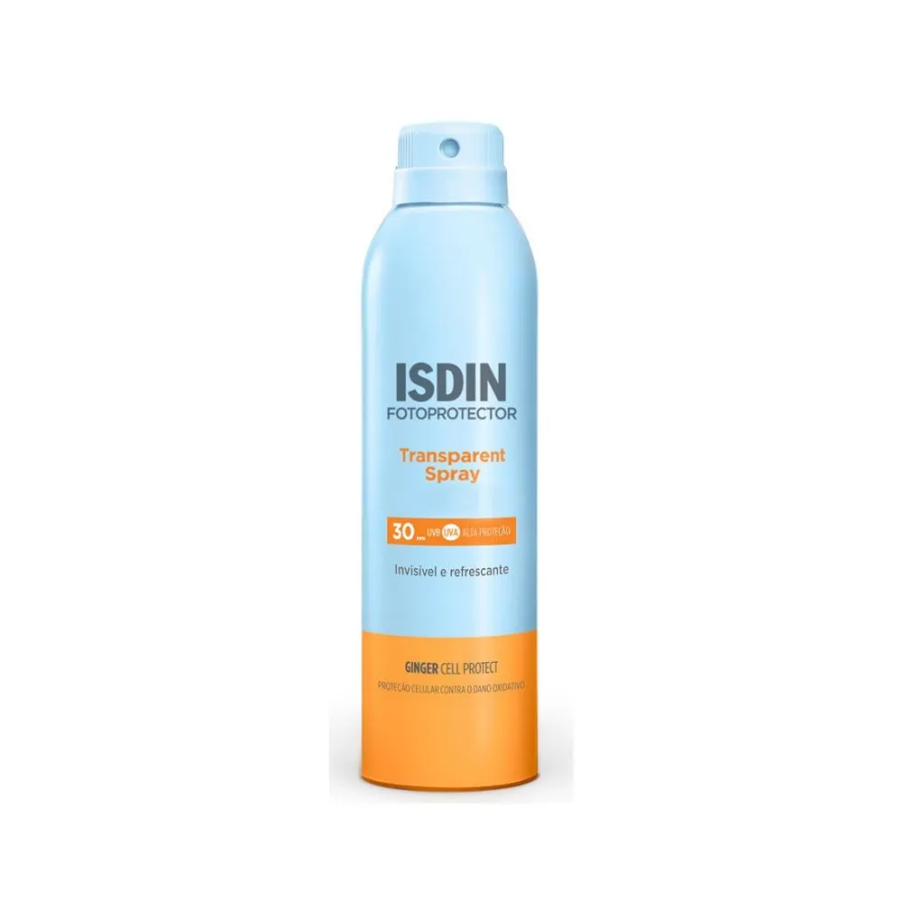 Protetor Solar ISDIN Transparent Spray FPS30 Wet Skin Aerossol 250ml