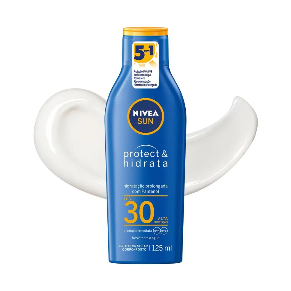 Protetor Solar Nivea Sun Protect & Hidrata FPS30 125ml