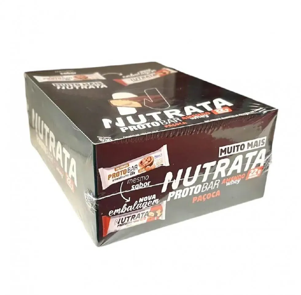 Protobar Whey (8 unidades - 70g) - Sabor: Amendo Whey (9 Unid. 70g)