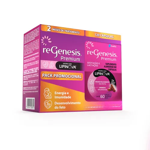 Regenesis Premium Lipinova 120 Cápsulas Moles