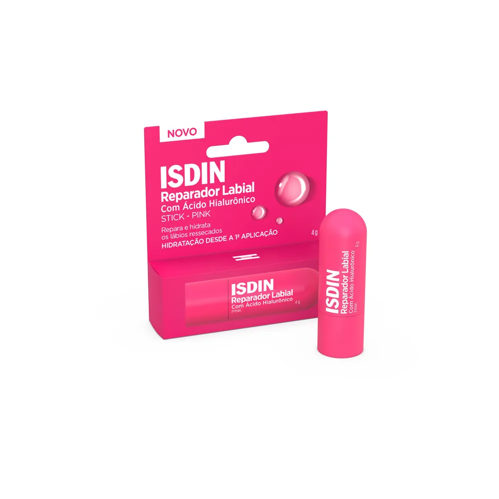 Reparador Labial Stick Ipink Sdin Ácido Hialurônico 4g
