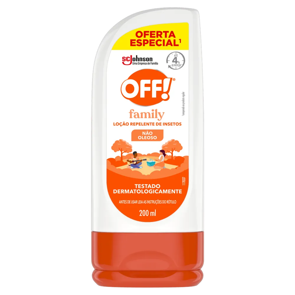 Repelente OFF! Family Aloe Vera Loção 200ml