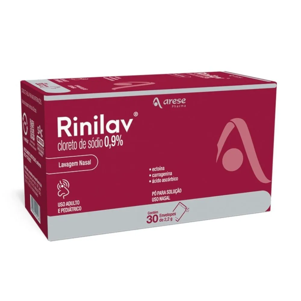 Rinilav 0,9% 30 envelopes de 2,2g