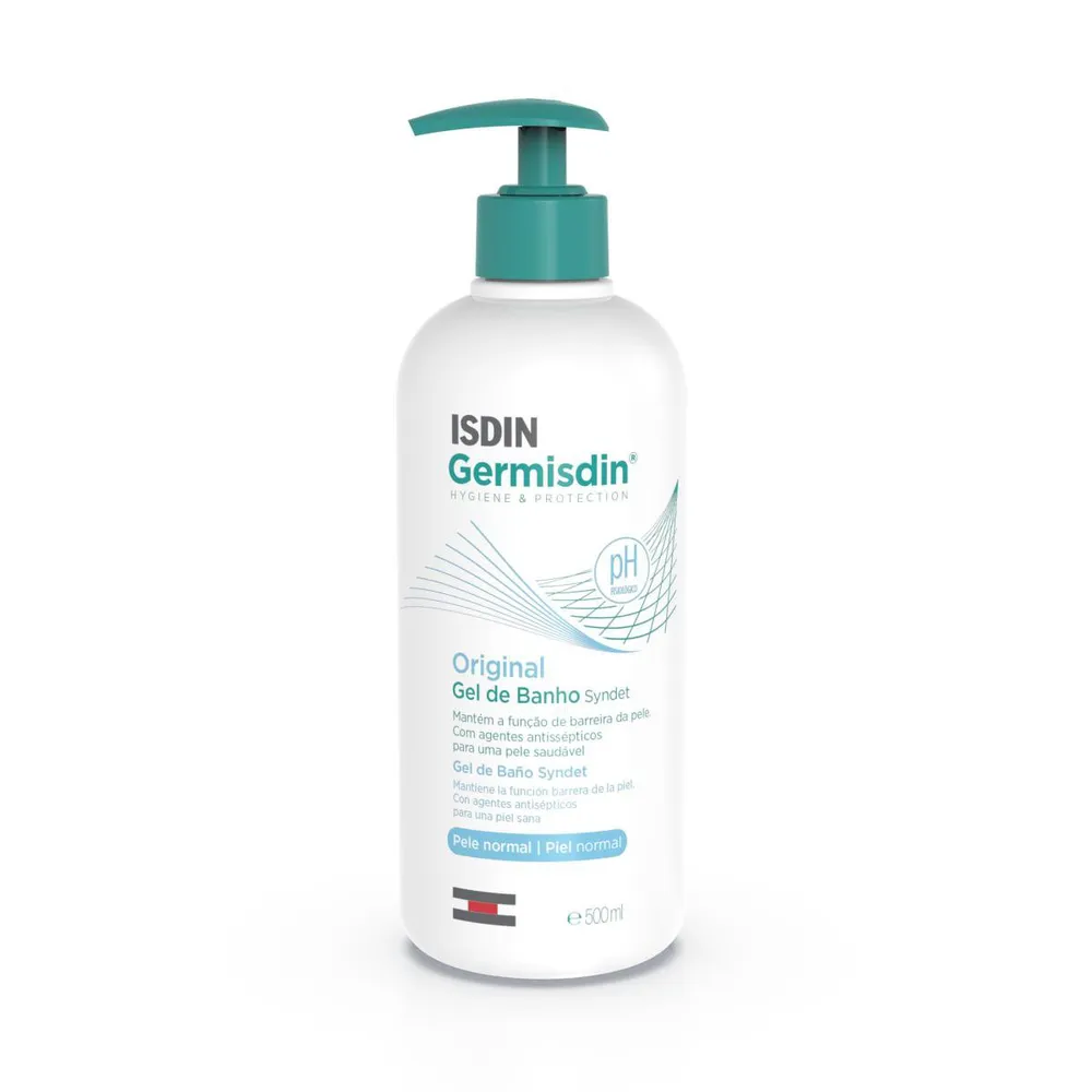 Sabonete Líquido Antisséptico Isdin Germisdin Original Com 500ml