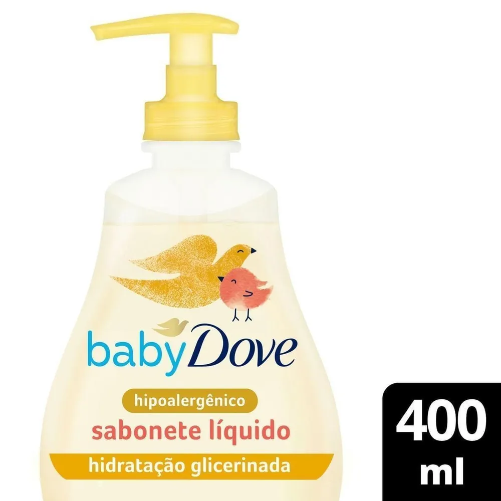 Sabonete Líquido Infantil Baby Dove Hidratação Glicerinada 400ml