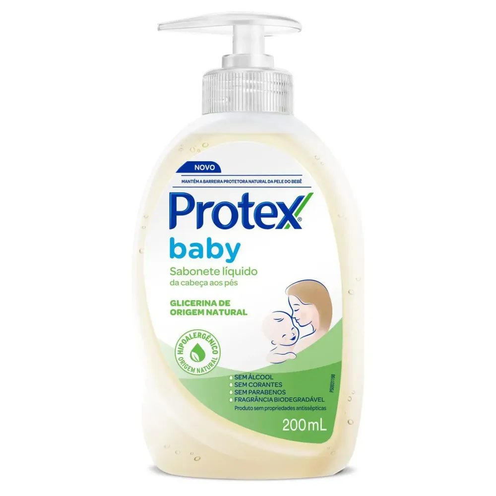 Sabonete Líquido Infantil Protex Baby Glicerina 200ml