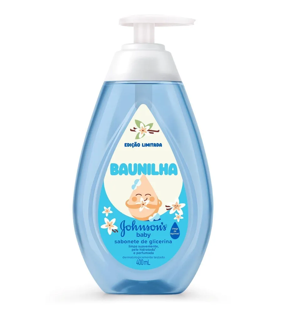 Sabonete Líquido Johnsons Baby De Glicerina Baunilha 400ml