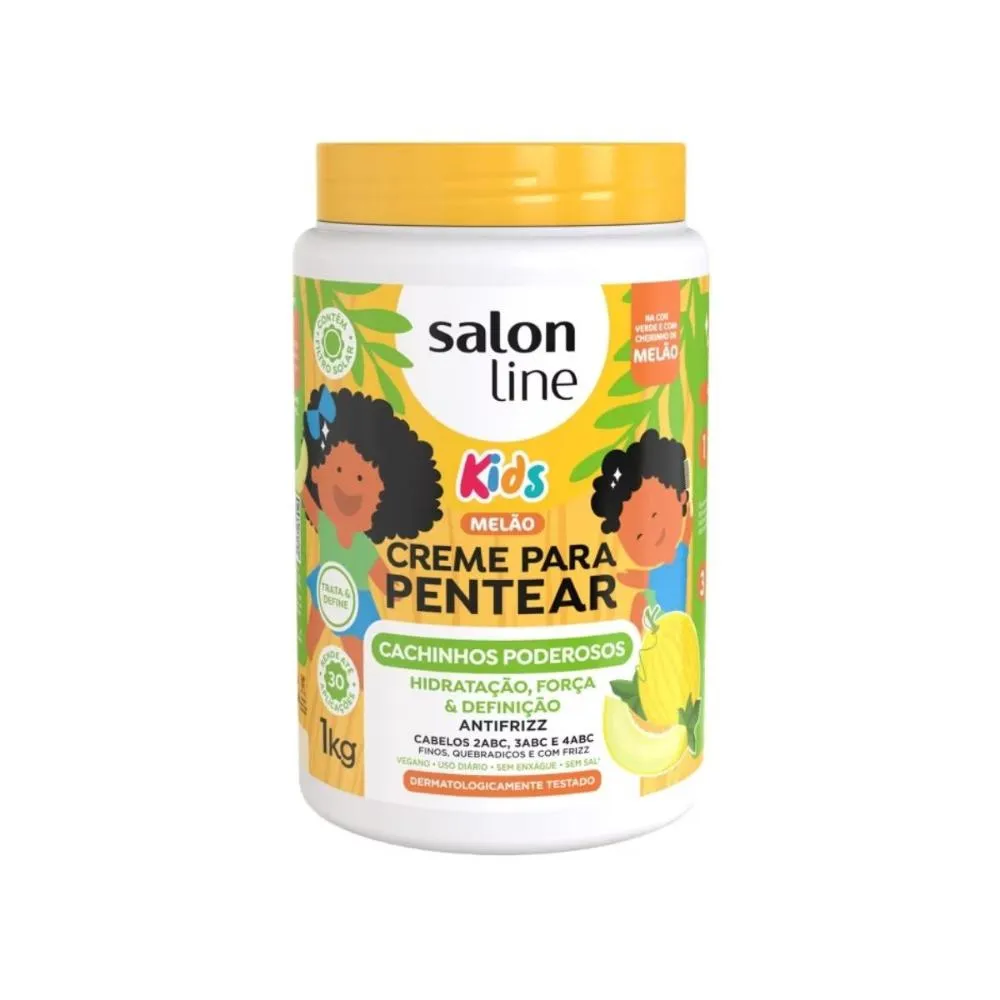 Salon Line - Cachinhos Poderosos Kids - Creme para Pentear - 1kg