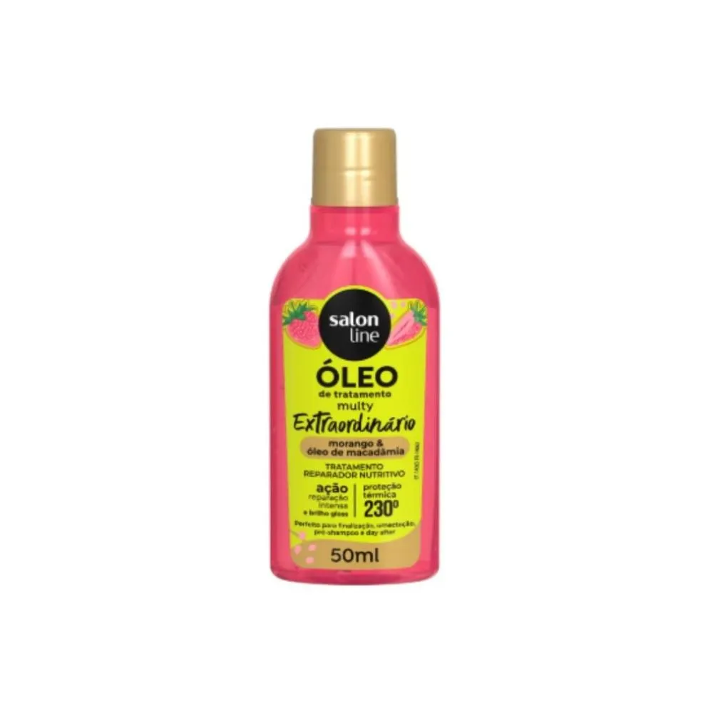 Salon Line Cachos dos Sonhos Multy Morango – Óleo – 50?ml