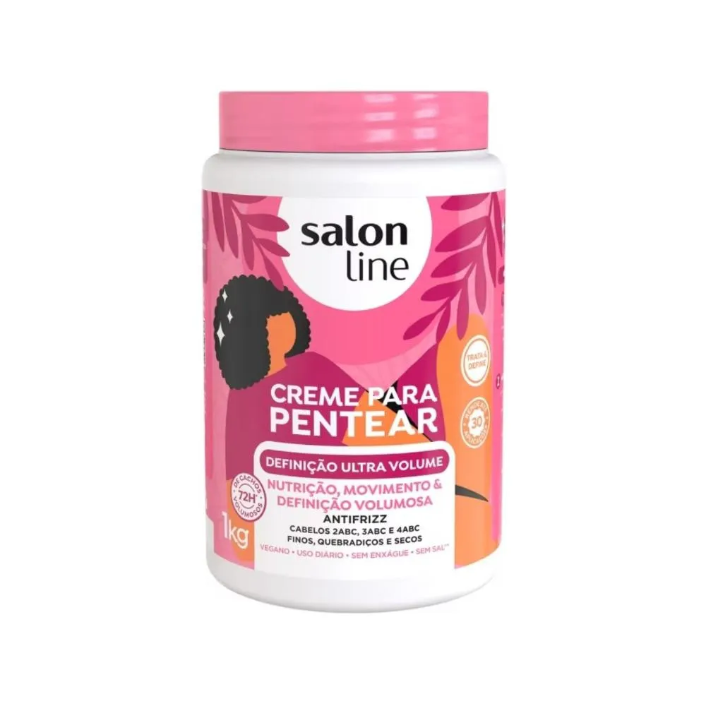 Salon Line - Definição Ultra Volume - Creme para Pentear - 1kg