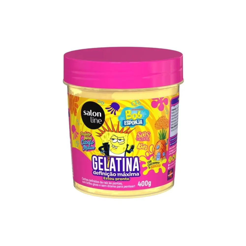 Salon Line - Gelatina Capilar SOS Kids Bob Esponja Definicao Maxima - 400g