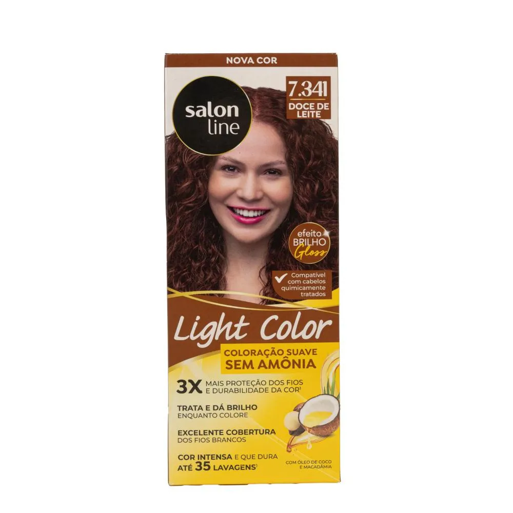 Salon Line - Light Color 7.341 Doce de Leite - Coloração
