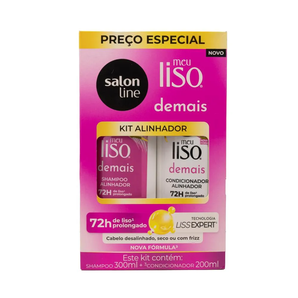 Salon Line - Meu Liso Alinhador - Kit Shampoo e Condicionador