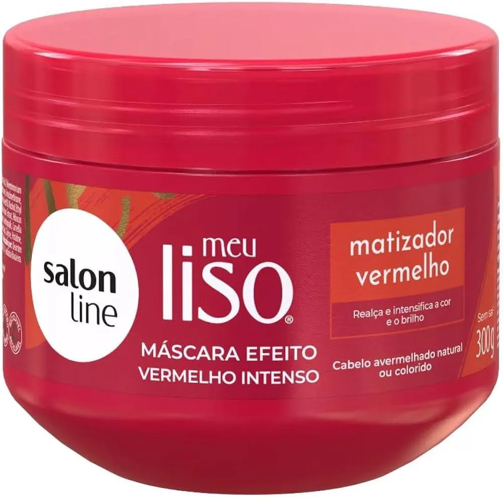 Salon Line - Meu Liso Vermelho - Máscara Capilar - 300g